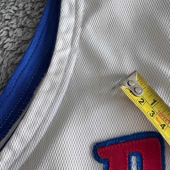 Rare Nike Authentic 2001 Mateen Cleaves NBA Detroit Pistons Dri Fit Jersey Sz 48 - Picture 8 of 16